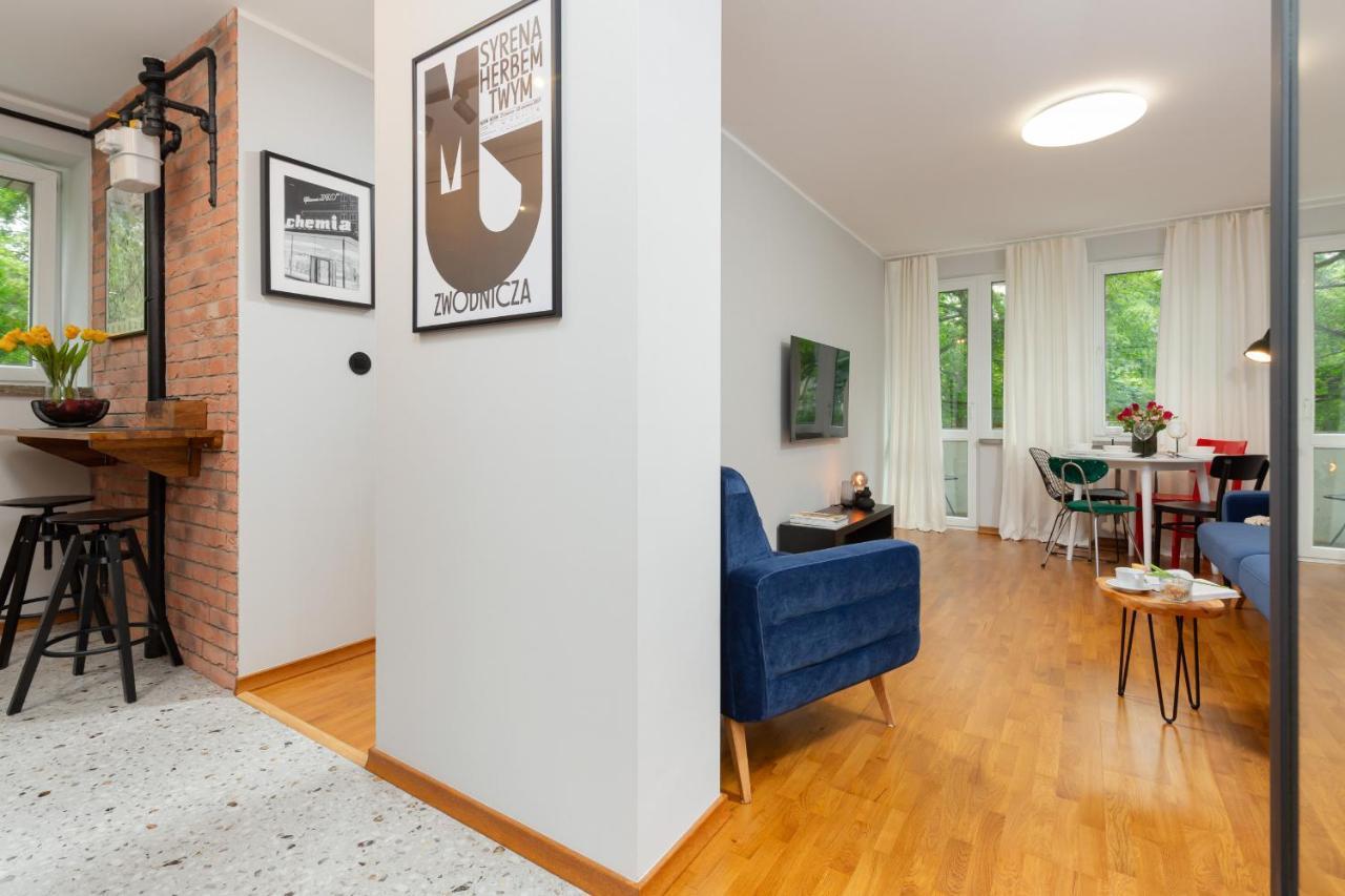 Central Apartment Solec Wilanowska By Noclegi Renters Warschau Exterior foto