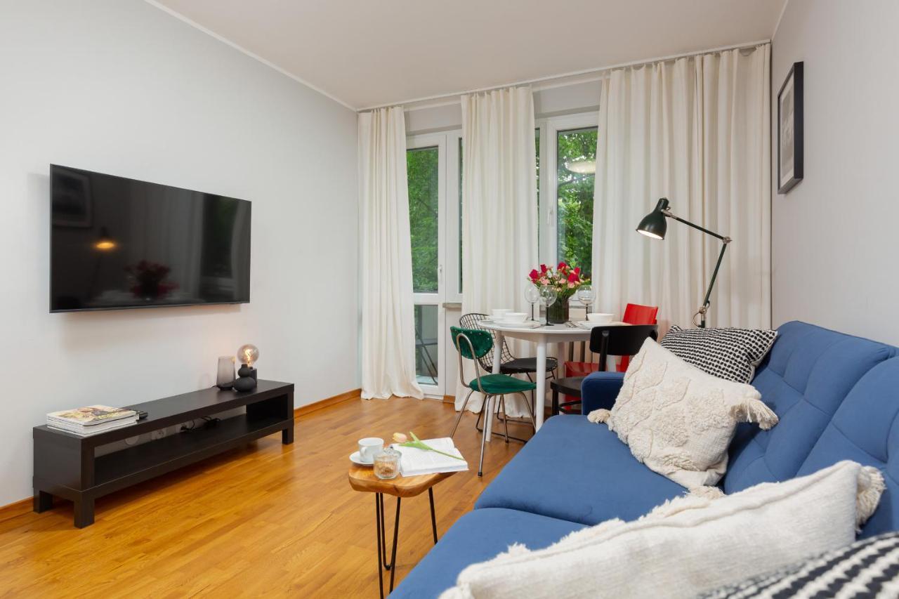 Central Apartment Solec Wilanowska By Noclegi Renters Warschau Exterior foto