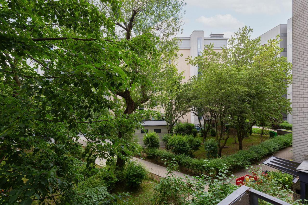 Central Apartment Solec Wilanowska By Noclegi Renters Warschau Exterior foto